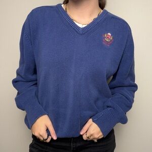 Vtg Pickering The Castle Harbour Bermuda granola girl chunky statement sweater